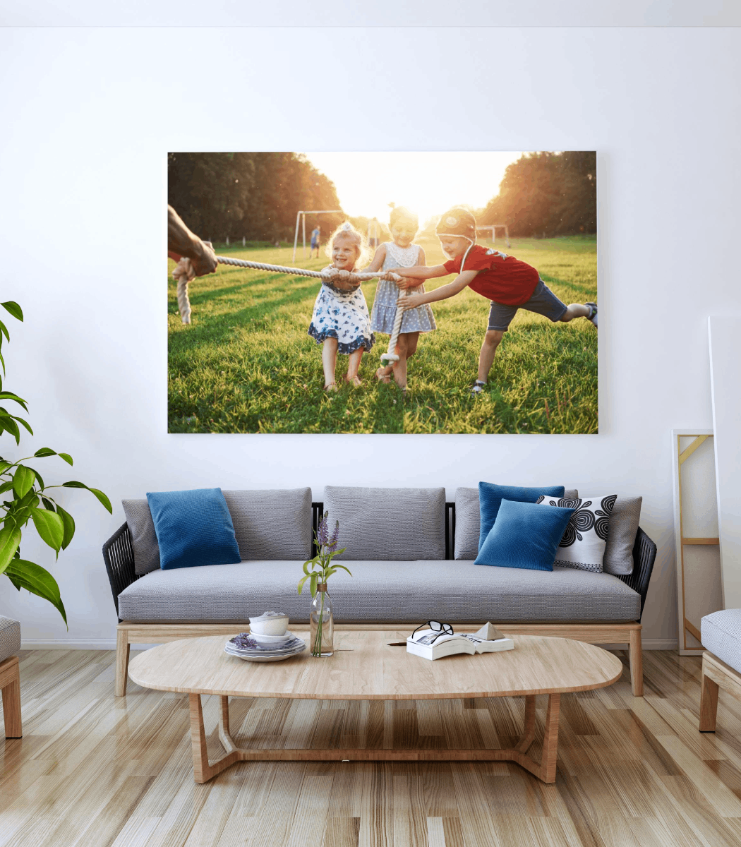 orizontal cu fundal copii 1 Tablou Canvas Orizontal - imagine 1