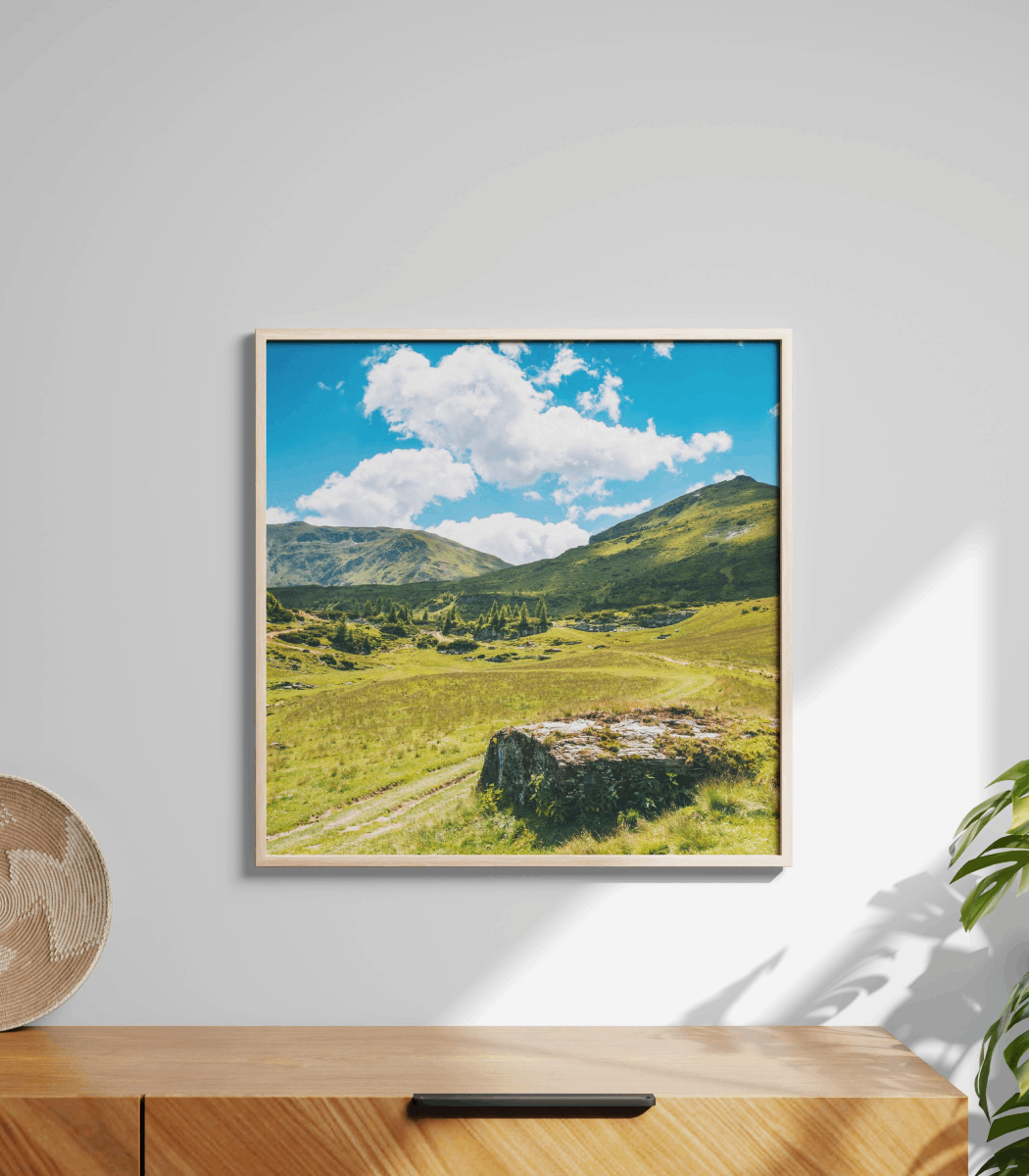 patrat peisaj Tablou Canvas Patrat - imagine 1