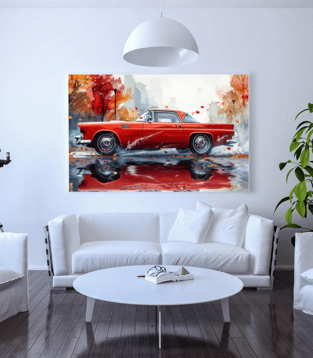 vertical cu fundal Tablou Canvas Orizontal - imagine 1